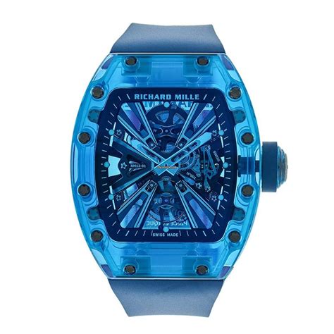 richard mille blue sapphire|richard mille clear.